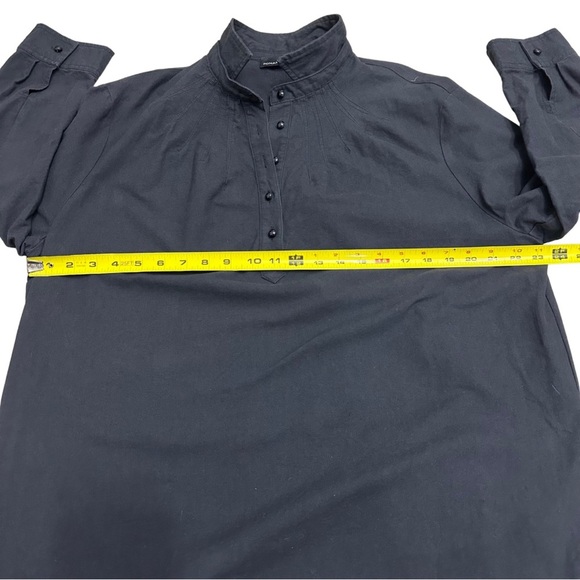 Pomander Place Black Poly Dress SZ XLarge Relaxed Fit Side Pockets Casual GUC - Picture 8 of 10